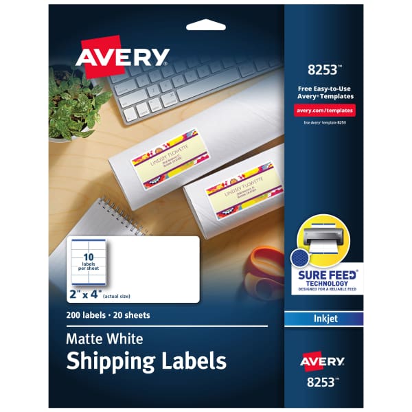 Color Printing Labels with Sure Feed 8253 | Avery.com