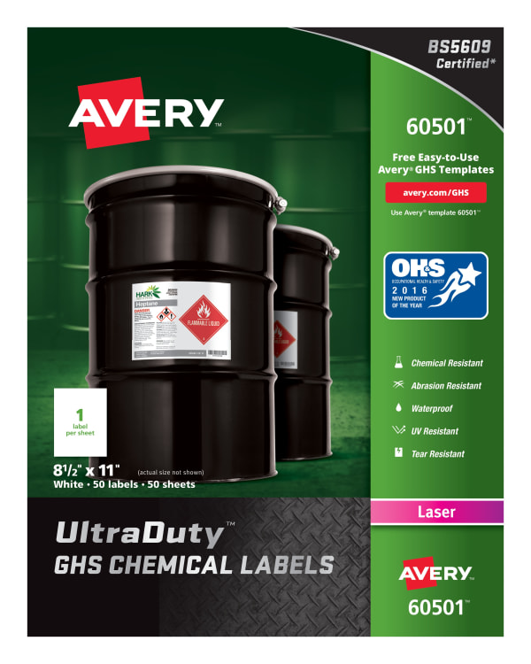 UltraDuty&reg; GHS Chemical Labels