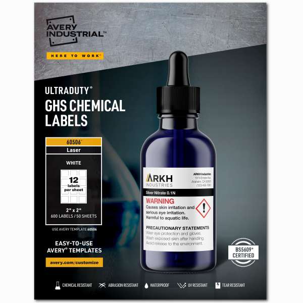 UltraDuty&reg; GHS Chemical Labels