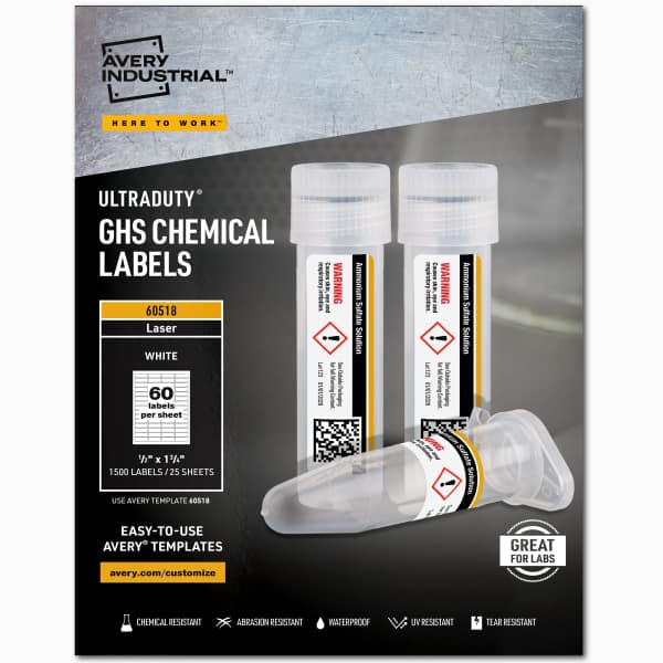 UltraDuty&reg; GHS Chemical Labels