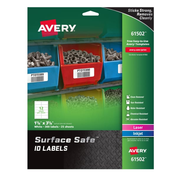 Avery® Surface Safe® Durable ID Labels