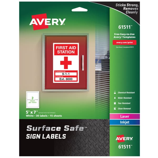 Surface Safe® Sign Labels