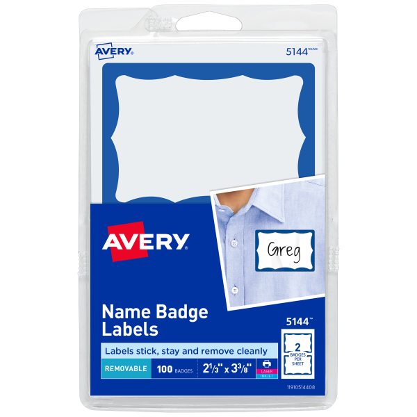 Name Badge Labels