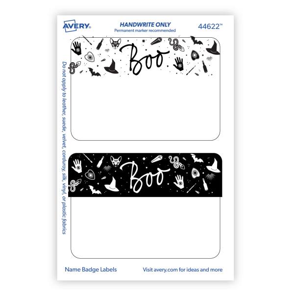 Halloween Boo Name Tag