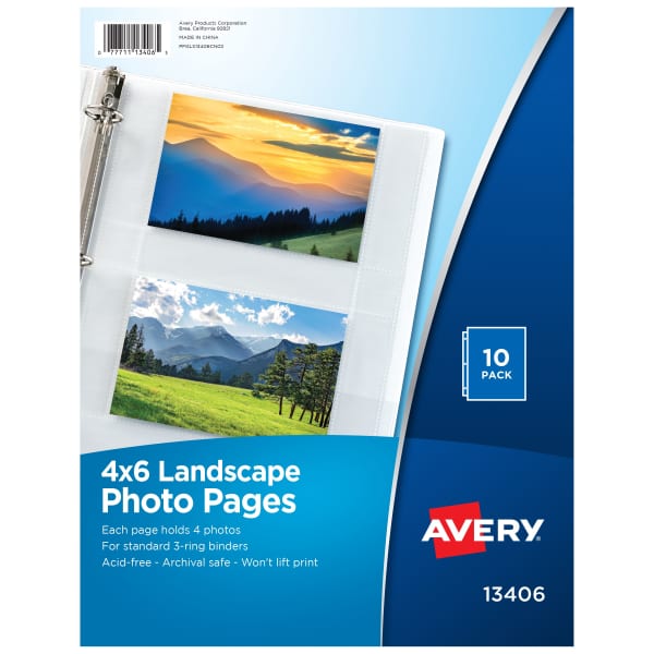 Horizontal Format Photo Pages