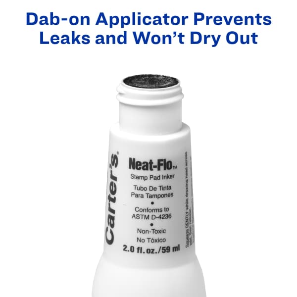Carter's® Neat-Flo Stamp Pad Ink Refill for Black Stamp Pads (21448) | Avery.com