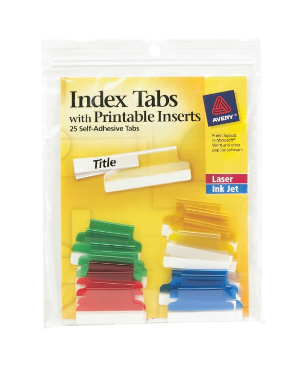 オープンセール 福袋 Insertable Self-Adhesive Tabs with Printable Inserts 16219 その他