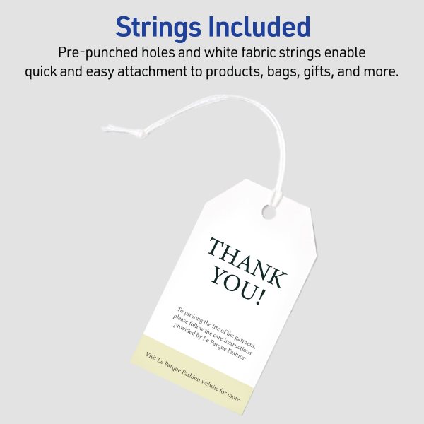 Avery(R) Rectangular Tags with Sure Feed(R), 2