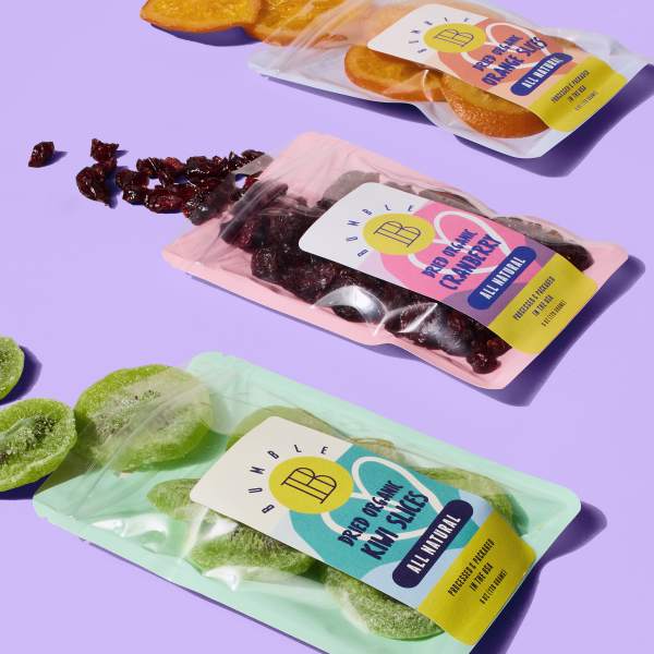 Custom Printed Rectangle Labels - Fruit Labels