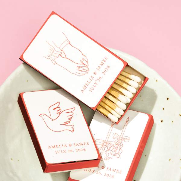 Avery WePrint Custom Printing | Wedding Matchbox Labels