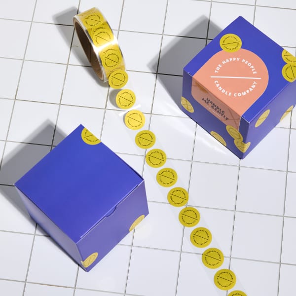 Avery WePrint Custom Printed Roll Labels- Candle Packaging Label