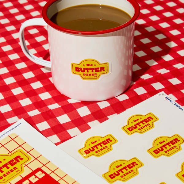 Avery WePrint Sheet Custom Printing | Butter Diner Labels