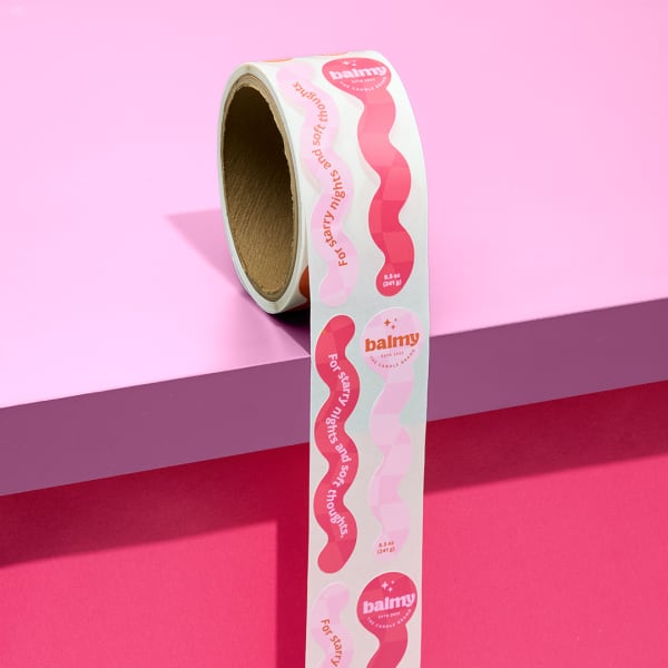 Custom Removable White Paper Balmy Roll Labels | Avery WePrint™
