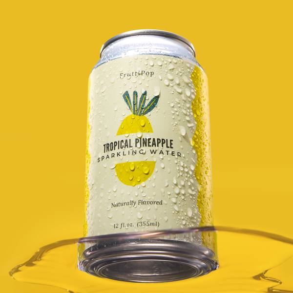 Avery WePrint Custom Printing | Pineapple Sparkling Water Labels