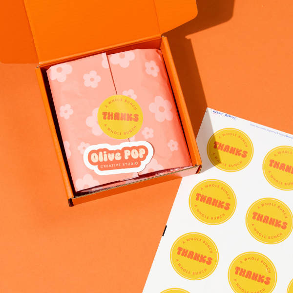Avery WePrint Custom Printed Labels - Olive Pop Labels