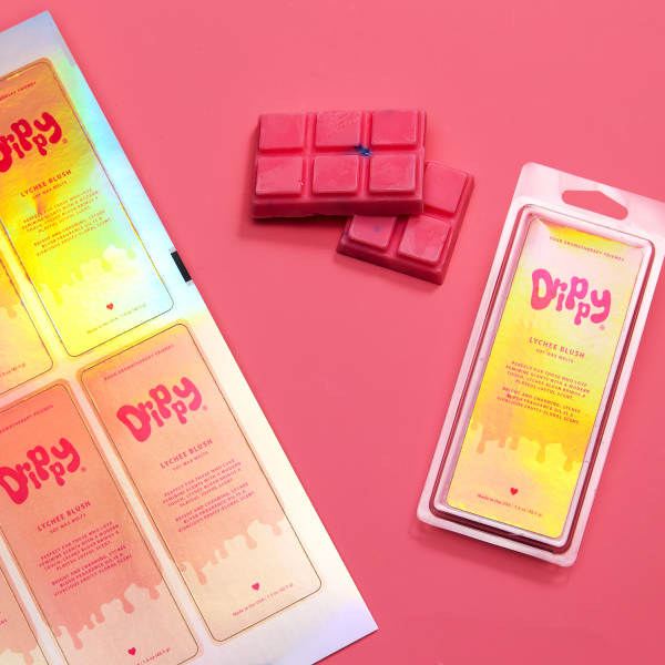 Rainbow Holographic Film for Custom Labels & Stickers