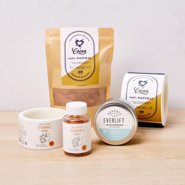 Custom Printed Hemp Paper - Roll Labels | Avery WePrint™