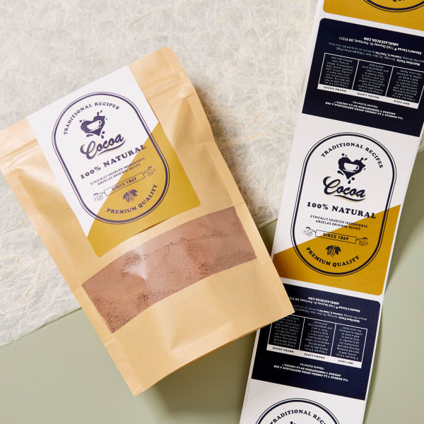 Custom Printed Hemp Paper - Roll Labels | Avery WePrint™