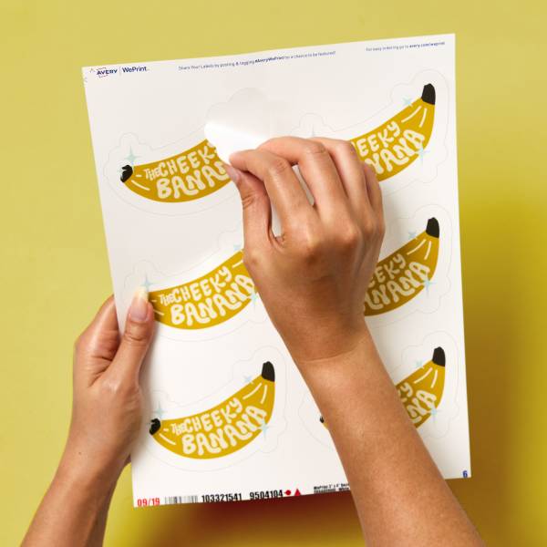 WePrint Custom Shape - Banana