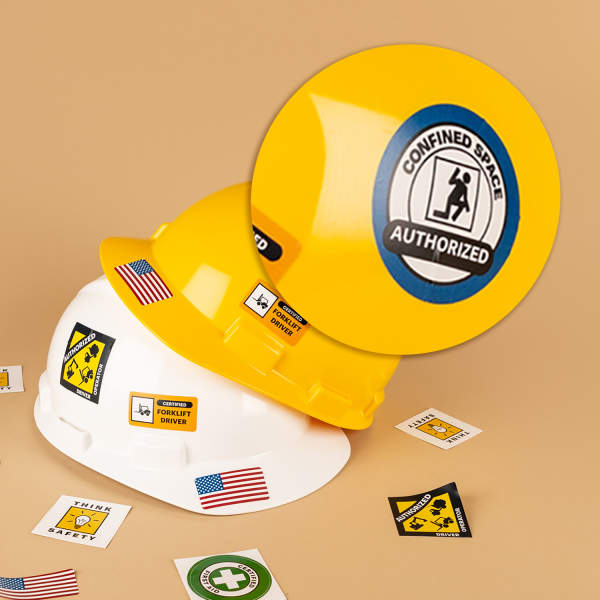 Custom Printed Hard Hat Stickers - Create Your Own Stickers | Avery WePrint™