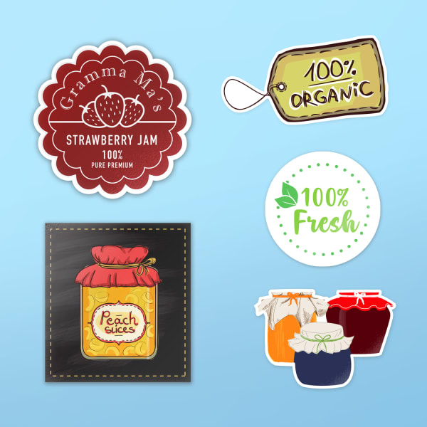 Custom Die-Cut Canning Stickers- Tomatoes | Avery WePrint™