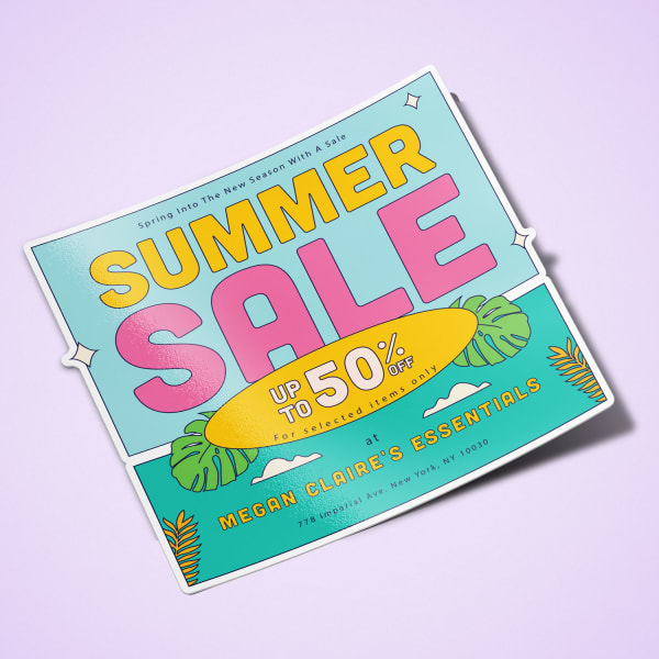 Custom Die-Cut Stickers on Notebook | Avery WePrint™