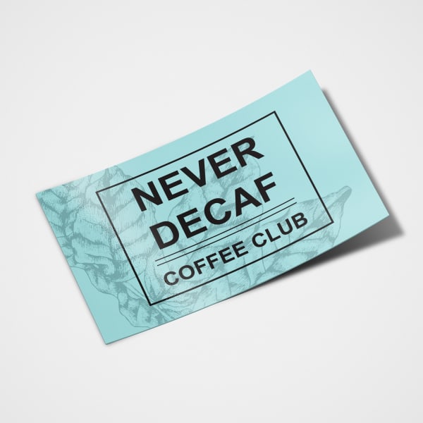 Custom Rectangle Stickers- Coffee Club | Avery WePrint™