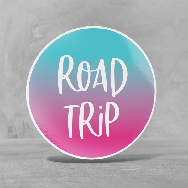 Custom Round Stickers- Road Trip | Avery WePrint™