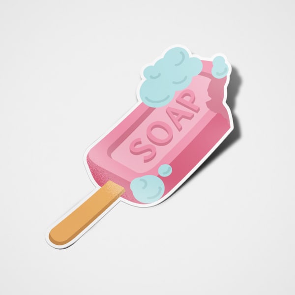 Custom Die-Cut Soap Stickers- Soap bar | Avery WePrint™