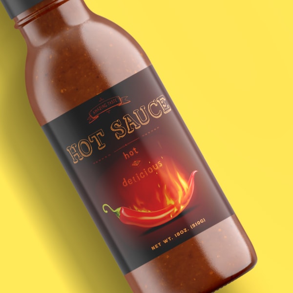 Custom Hot Sauce Labels & Stickers - Oil-Resistant | Avery