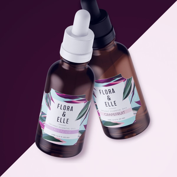 Custom Essential Oil Labels - Essential Oil Bottle Labels