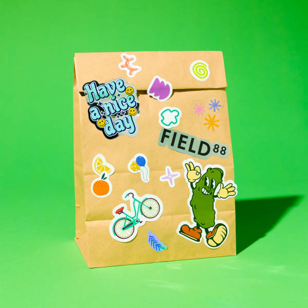Paper Bag Custom Die-Cut Stickers | Avery WePrint™