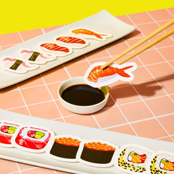 Custom Die-Cut Sushi Stickers | Avery WePrint™
