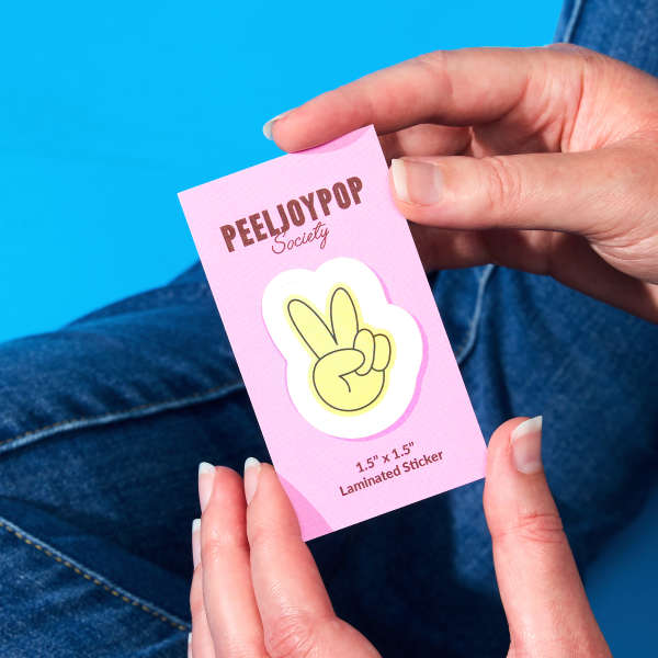 Peeljoypop Peace Custom Sticker | Avery WePrint™