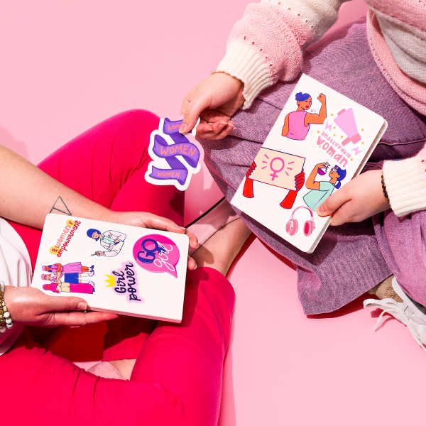 Custom Die-Cut Women's Day Stickers | Avery WePrint™