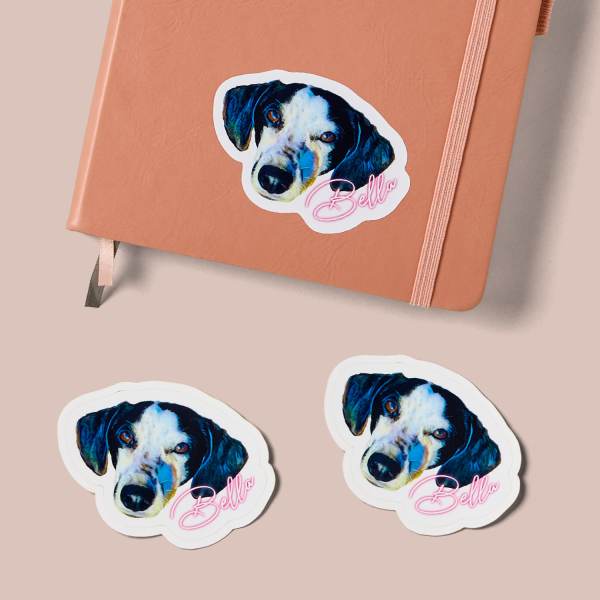 Custom Shape Dog Stickers | Avery WePrint™