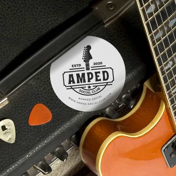 Popular Custom Printed Guitar Stickers  | Avery WePrint™