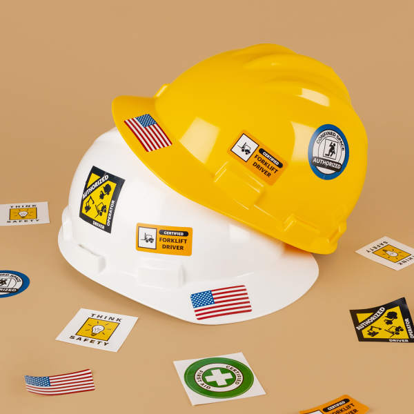 Popular Custom Printed Hard Hat Stickers  | Avery WePrint™