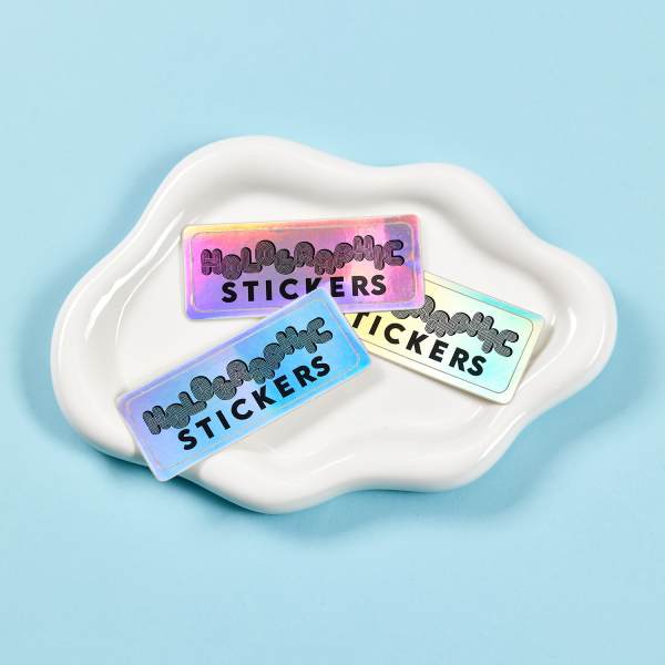 Custom Printed Holographic Film Sticker | Avery WePrint