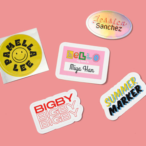 Popular Custom Printed Name Stickers  | Avery WePrint™