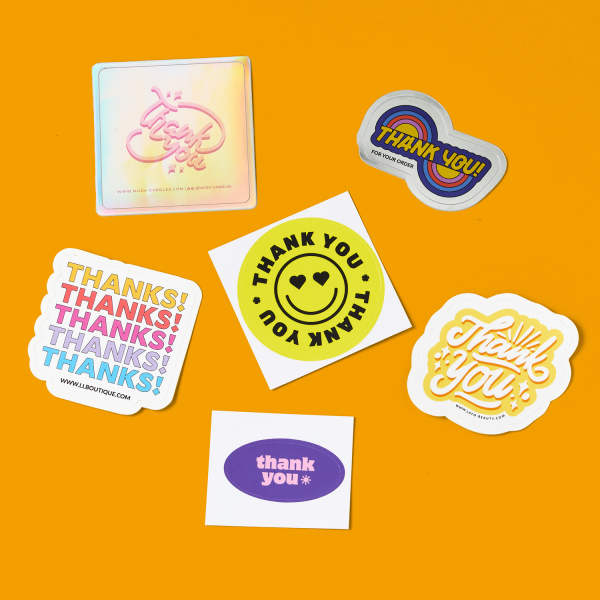 Popular Custom Printed Thank You Stickers  | Avery WePrint™