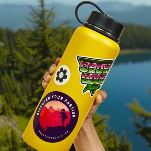 Custom Water Bottle Stickers | Avery WePrint™