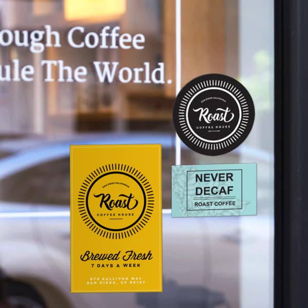 Popular Custom Printed Window Stickers  | Avery WePrint™