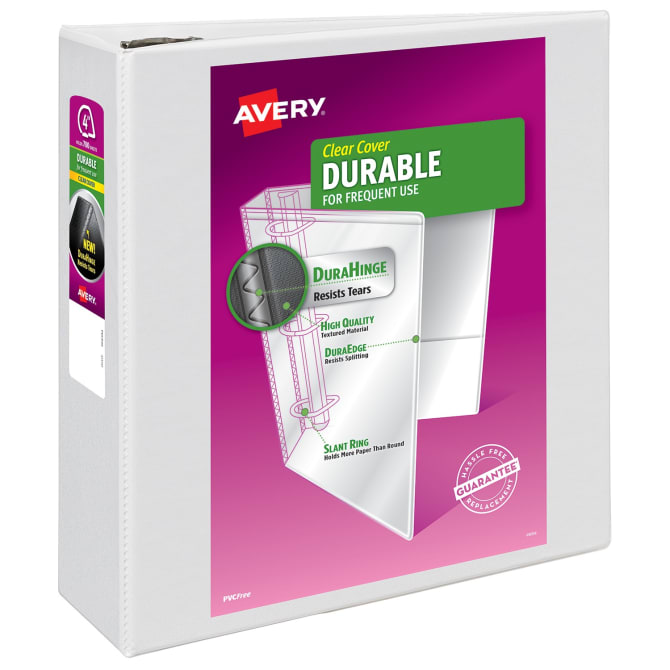 Avery® Durable View Binder, 4