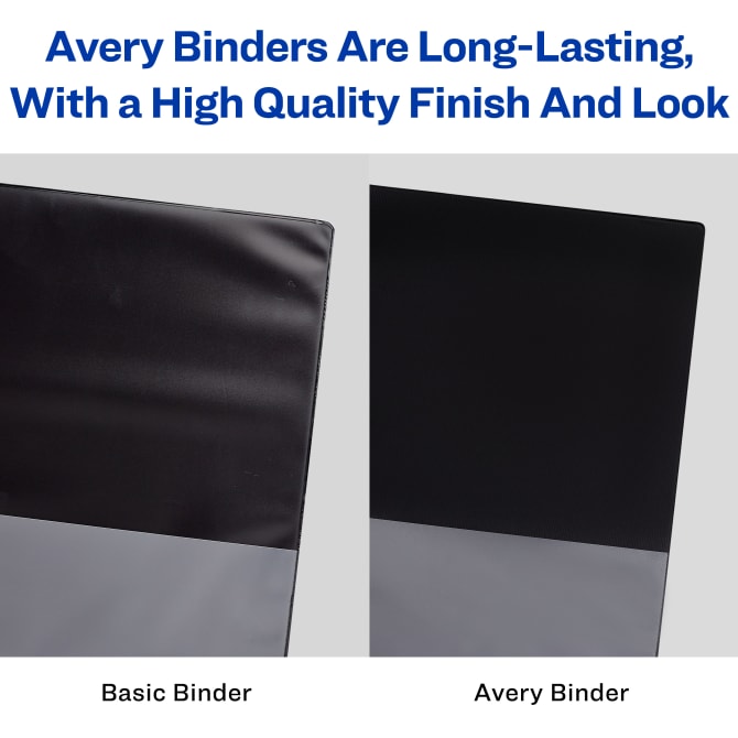Avery® Mini Binder Pockets, Assorted Colors, Fits Mini 3-Ring Binders and  7-Ring Binders, 5 Slash Jackets (75307)