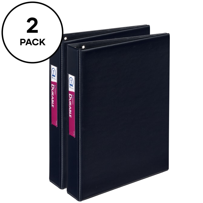 Little Black 6-Ring Binder with 3-1/2 x 6 Pack of 100 Blank Sheets