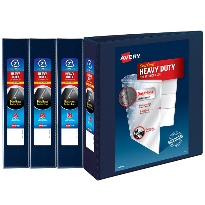 Avery Navy Blue Durable Slant Ring Binders