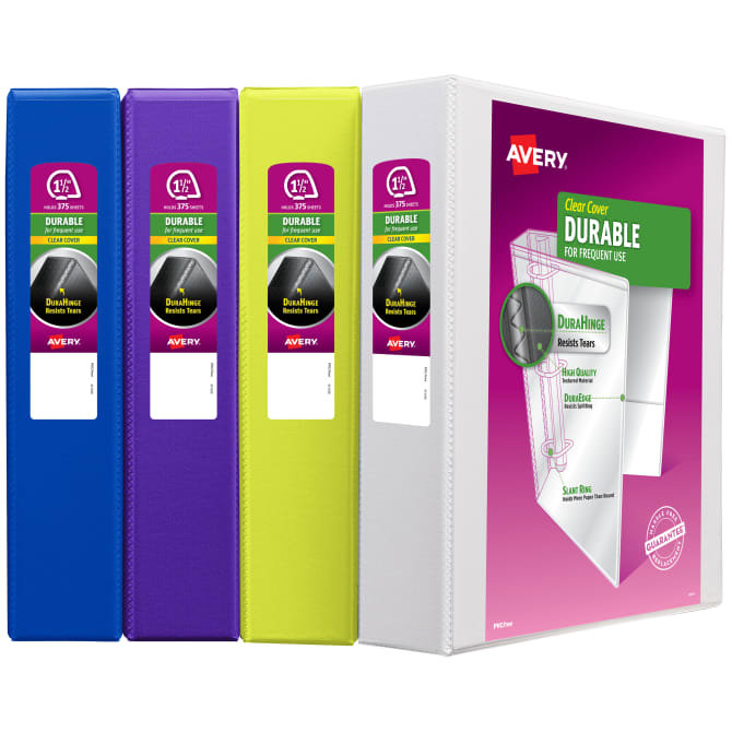 Avery binders top