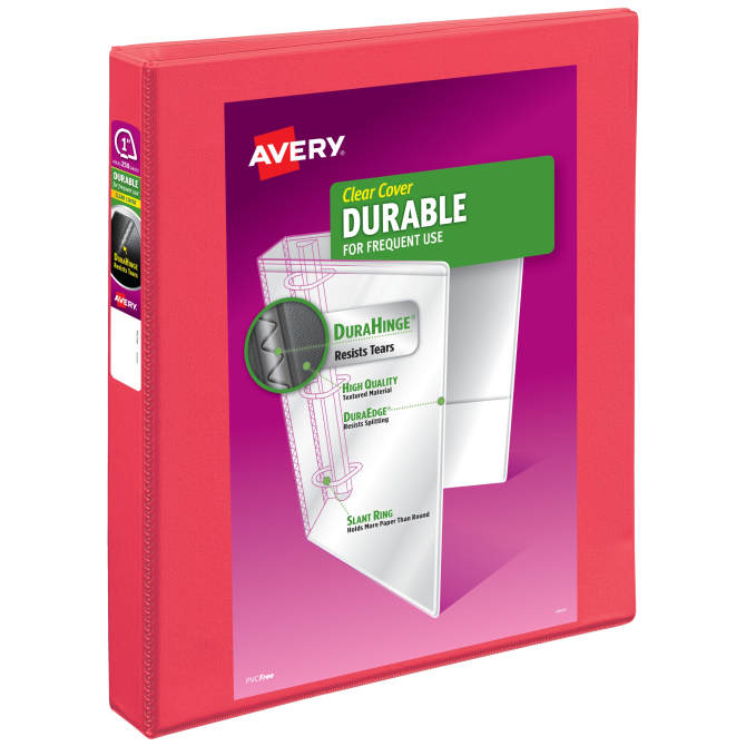 Avery binders clearance