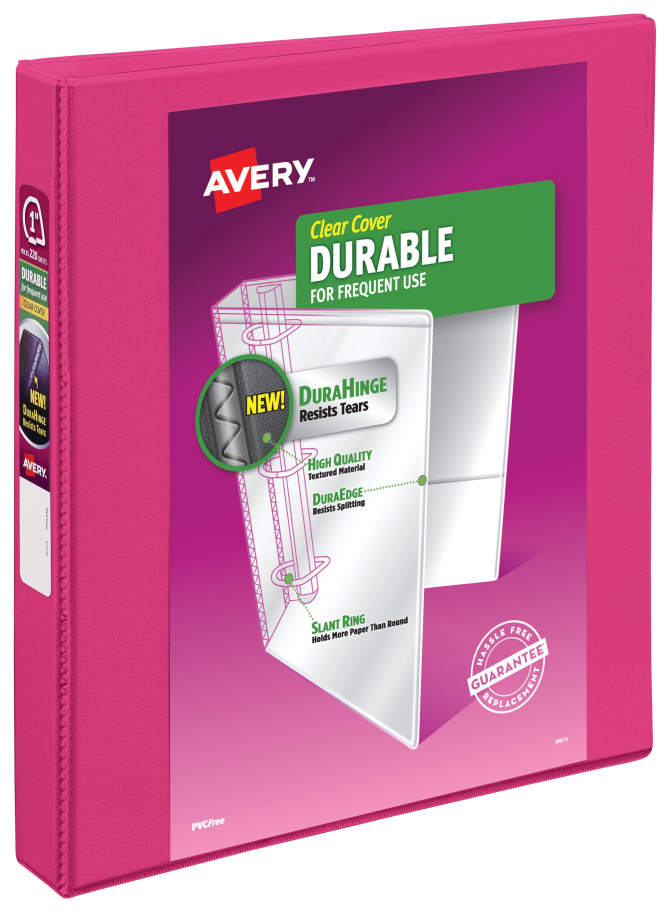Pink binder sales